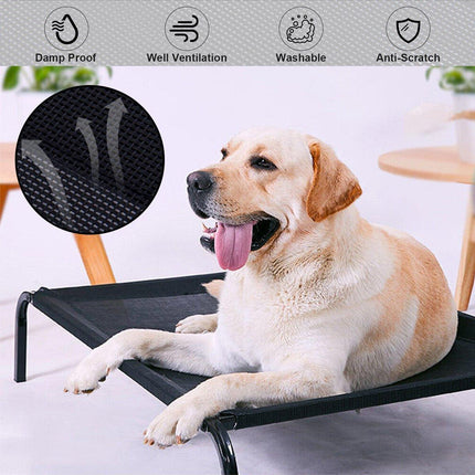 Heavy Duty Pet Raised Bed Elevated Trampoline Hammock Cat Dog Raised Deluxe