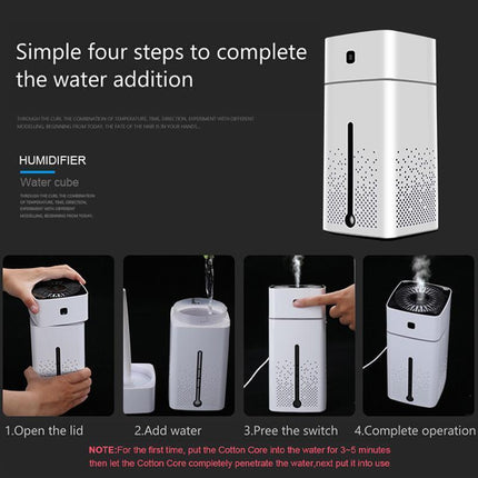 1L Ultrasonic Air Humidifier Mist Aroma Diffuser Oil Purifier LED Light USB OZ Aimall