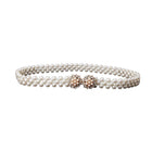 Women's Bead Chain Belt Pearl Waist Chain Dress Decorative Belt Waistband 8C - Aimall