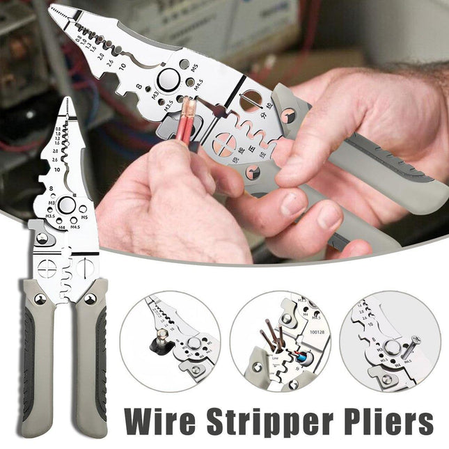 Multifunctional Wire Stripper Electrical Hardware Tool for Professional Use