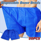 50pcs Disposable Underwear Boxer Shorts Nonwoven for Men Beauty Salon Use