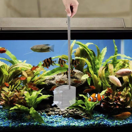 Retractable Fish Net for Fish Tank Pocket Fishing Net with Handle Aquarium Tools
