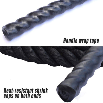 Premium Heavy Duty Battle Rope for Strength and Fitness Training Workouts