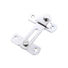 2 Sets 90 Degree Sliding Door Latch Lock Catch Kit for Home Use