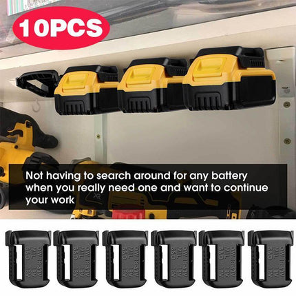 10PCS Battery Holder Shelf Stand Rack Storage Mount Slots For Makita 18v Battery - Aimall
