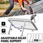 Adjustable Solar Panel Mounting Brackets 15-30 Degrees Aluminum Roof PV Support