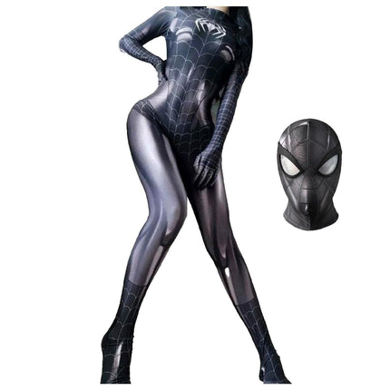 Venom Amazing Spider-Man Cosplay Tights TikTok Same Style Internet Celebrated Women's CosMJ Costume Jumpsuit
