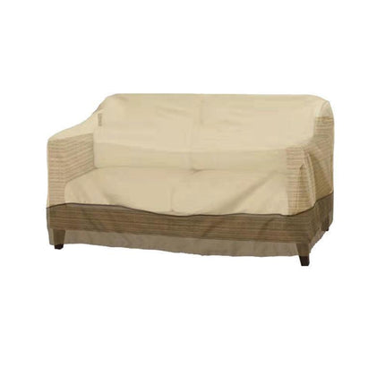 Outdoor Waterproof Patio Chair Lounge Deep Seat Cover Furniture Cover Beige Coffee - Aimall