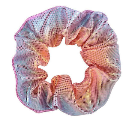 10PCS Shiny Metallic Elastic Hair Ties Women Hair Scrunchies Ponytail Holder - Aimall