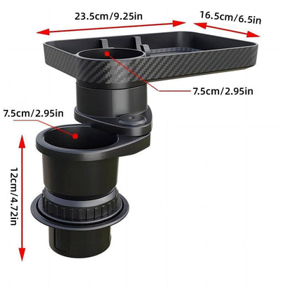 Car Tray Cup Holder Rotatable Drink Holder Mobile Phone Holder Car Organization