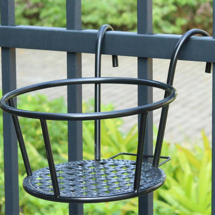 Hanging Metal Flower Holder Shelf Stand Pots Basket Plant Garden Storage 1-9PCS - Aimall