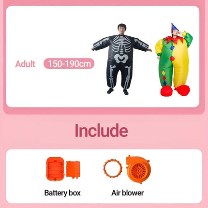 Halloween Inflatable Show Costumes Fun Fancy Dress Party Outfits for Unisex