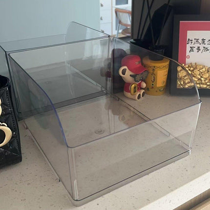 10PCS Clear Plastic Storage Box Set Food Supermarket Display Organizer Container