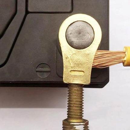 2 Pairs Cable Clamp Battery Clips Car Positive Negative Pure Copper Terminals