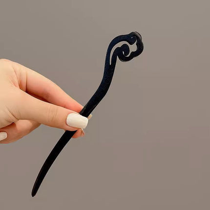 Retro Wooden Carved Hair Sticks Women Hairpin Barrette Chopsticks Accessories - Aimall