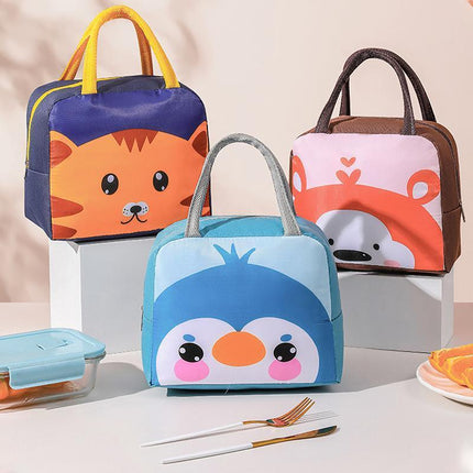 Portable Lunch Bag Insulated Thermal Cooler Box Carry Tote Travel Bag - Aimall