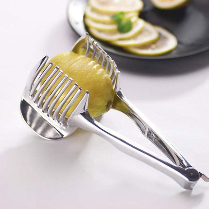 Multifunctional Lemon Tomato Fruit Slicer Cutter Tool with Handle for Household