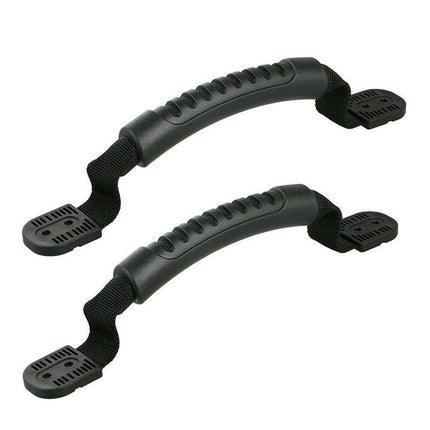 2/4PCS Kayak Canoe Boat Side Mount Carry Handle Webbing Hand Fitting Handlebars - Aimall