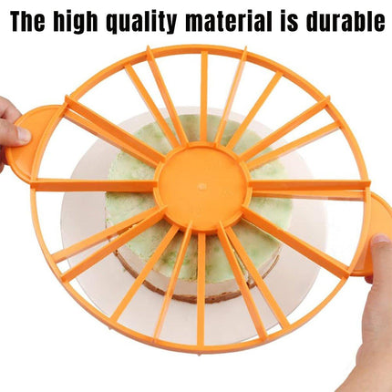 2pcs Cake Slicer Equalizer Split Cutter Baking Tools Plastic DIY Cake Divider