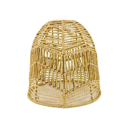 Chinese Style Imitation Rattan Lampshade DIY Weaving Lamp for Home Decor