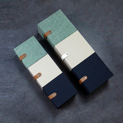 5pcs Small Gift Fabric Flap Box Exquisite Packaging and Storage Boxes Set