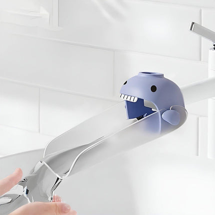 2PCS Cartoon Animal Faucet Extender Bathroom Sink Tap Water Splash Guard Device
