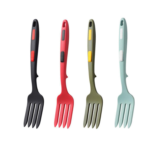 2PCS Silicone Heat Resistant Flexible Cooking Forks Dishwasher Safe Kitchen