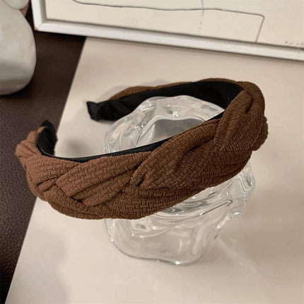4Colours Women Braided Plait Plaited Elastic Hair Accessories Band Headband - Aimall
