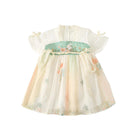 Summer Girls Dress Hanbok Chinese Style Princess Skirt Colourful Party Wear