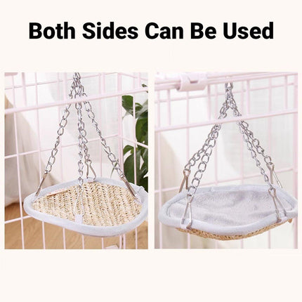 Hanging Hamster Hammock Small Pet Nest Swing Bed for Mouse Rat Four Seasons Use
