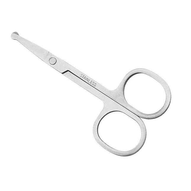 Korean Made Nose Hair Remover Stainless Steel Scissors Trimmer Safety Clipper - Aimall