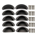 30X Modern Cup Cabinet Handle Knob Drawer Furniture Door Pull Shell Cupboard - Aimall