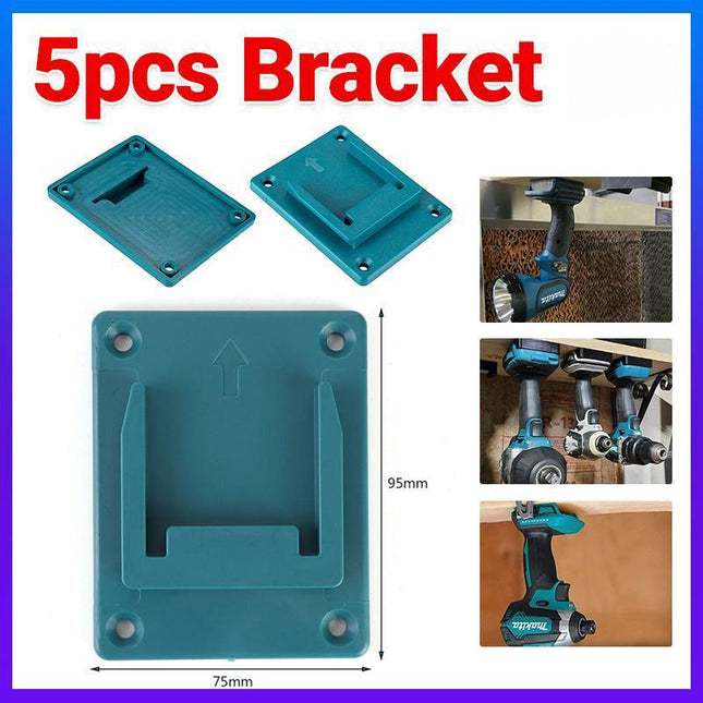 5PCS Plastic Tool Holder 18V Lithium Battery Machine Rack for Bosch/Makita - Aimall