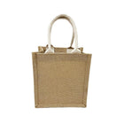 Unprinted Linen Handbag Good Product Companion Gift Linen Hemp Jute Shopping Bag - Aimall