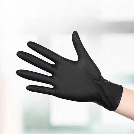 Thick Blue Nitrile Gloves Industrial Mechanic Tattoo Tradie Rubber Protection - Aimall