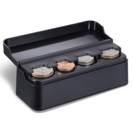 2X Car Coin Holder Portable Mini Change Storage Box Container Organizer Interior