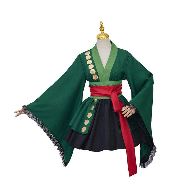 Spot One Piece King Solon Cos Clothing Solon Sex Turn Kimono Skirt Cos Zoro Straw Hat Cospl Two Years Later