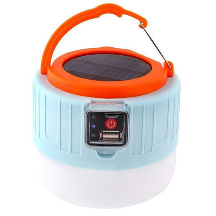 Portable LED Solar Camping Light Lantern Outdoor Tent Lamp USB Rechargeable AU - Aimall