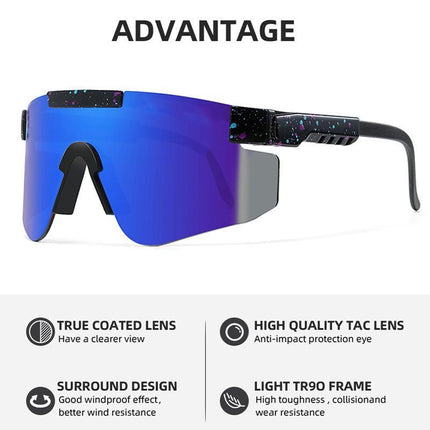 Cycling Sunglasses Goggles Bicycle Outdoor Sports Unisex Glasses Men Eyewear - Aimall