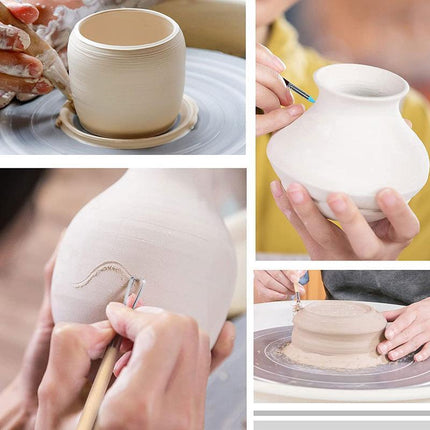 30PCS Clay Sculpting Carving Pottery Tool Set Bag Kit Modelling DIY Sculpture - Aimall