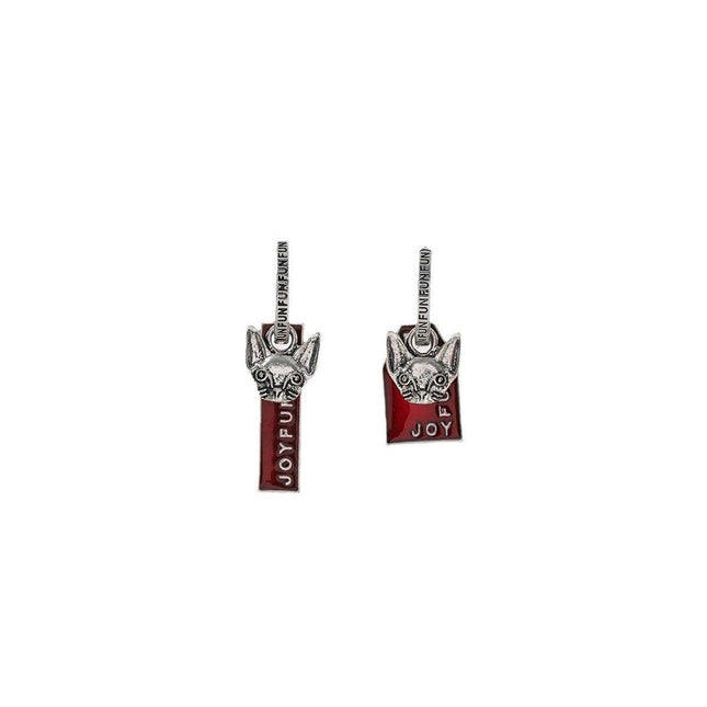 Trendy Asymmetric Square Earrings for Women Unique Fashion Ear Buckle Jewelry