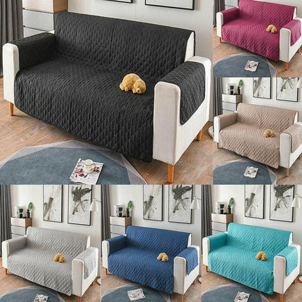 190x195cm Seater Pet Sofa Protector Cover Quilted Couch Covers Lounge Slipcover - Aimall