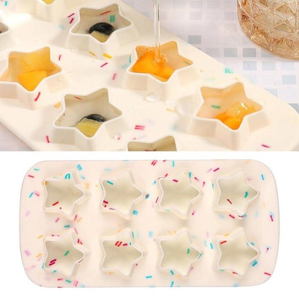 Silicone Ice Cream Mold Five-Star Chocolate Cookie Mold for Homemade Treats