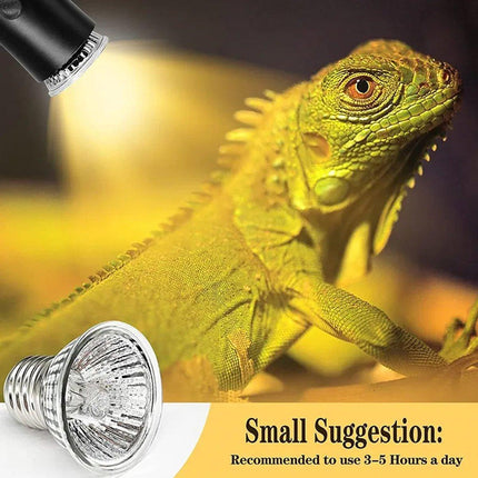 3PCS Reptile Heating Light Bulb UVA UVB Tortoise Turtle Lizard UV Basking Lamp