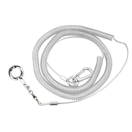 Parrot Leg Ring Anti Slip Bird Anklet Elastic Rope with Alloy Fasteners Supplies
