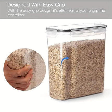 2.5L Kitchen Organizer Transparent Grocery Storage Jar for Food and Pantry Use