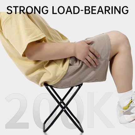 Portable Outdoor Folding Stool Travel Camping Fishing Small Foldable Chair Mat