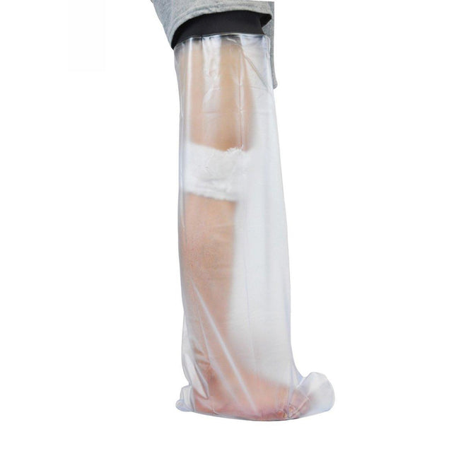 Waterproof Leg Cover for Shower Reusable Protection Sleeve for Calf and Foot