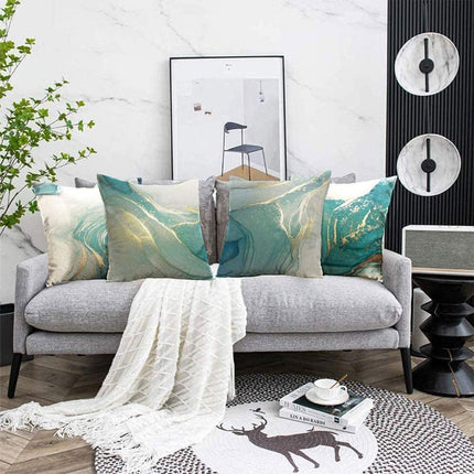 4PCS Home Printed Pillow Cases Decorative Cushion Covers Sofa Pillow Covers