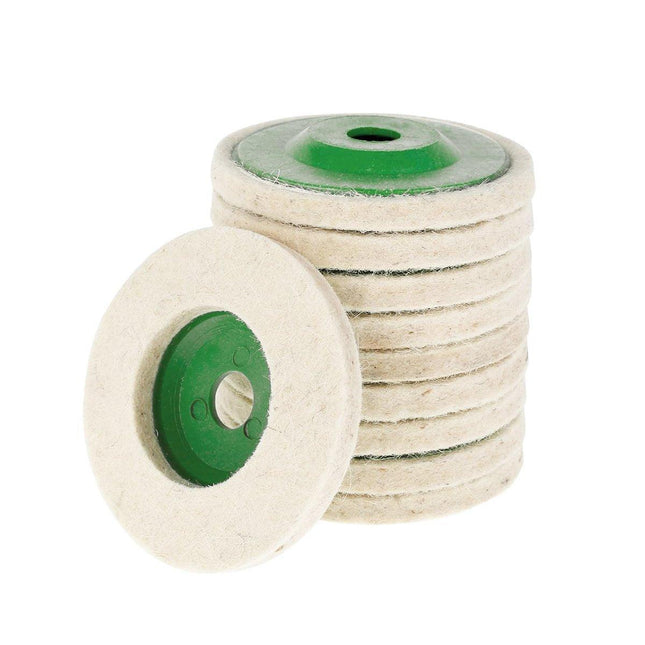 4 Inch Wool Felt Polishing Wheel for Angle Grinder Fine Wool Mirror Polishing